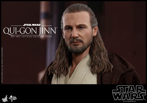 Hot Toys Qui Gon Jinn Star Wars Episode I The Phantom Menace Movie Masterpiece Series Figure