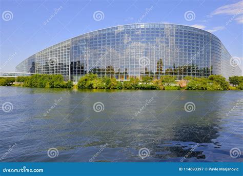 European Parliament Building in Strasbourg, France Editorial ...