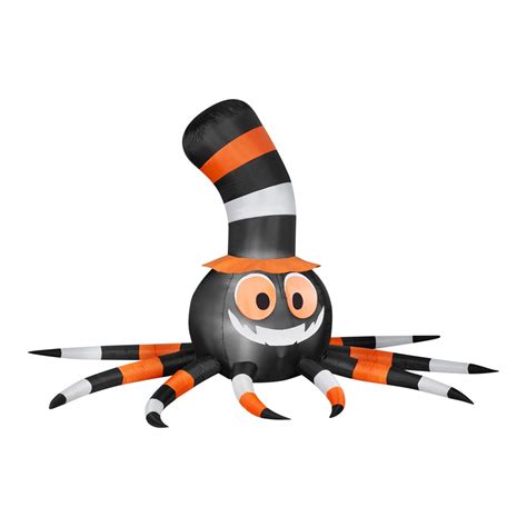 Shop Gemmy 5.6-ft Internal Light Spider Halloween Inflatable at Lowes.com