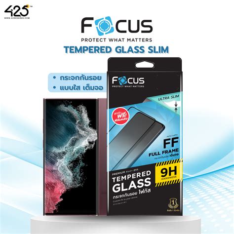 Focus Tg Ff Sl Black ฟิล์มกระจกเต็มจอแบบใสขอบดำ Galaxy S24 425° รีวิวชัด คัดของดี สั่งง่าย