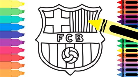 Barcelona Logo Coloring Pages