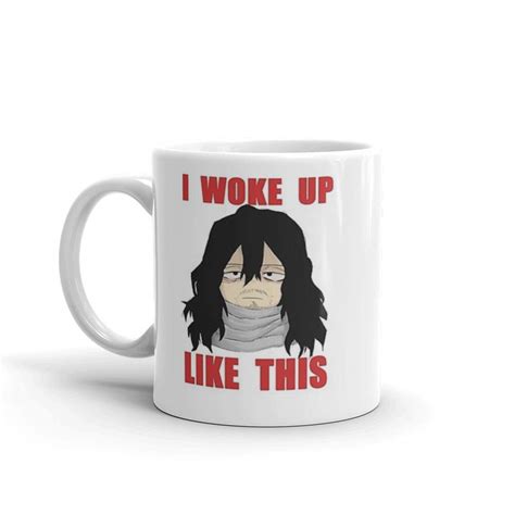 Buy Aizawa Shouta Eraserhead I Woke Up Like This Chibi BNHA MHA 11 Oz