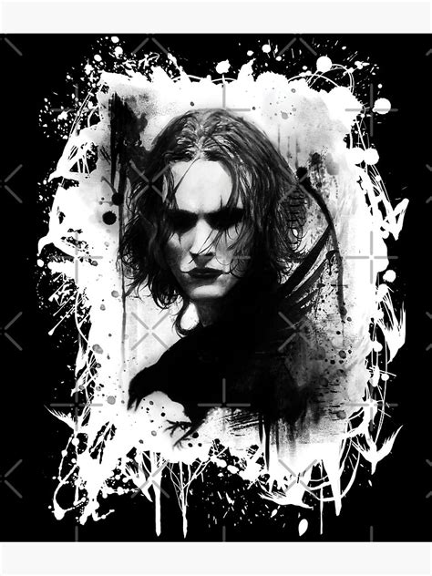 Eric Draven The Crow Poster For Sale By Cyanideart Redbubble