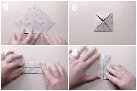 Origami Masu Box Frame Lid Step By Step Instructions Paper Kawaii