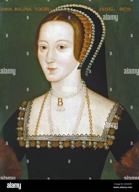 ANNE BOLEYN C 1501 1536 Second Wife Of Henry VIII Painted About 1550