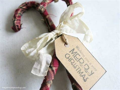 DIY Homespun Fabric Christmas Ornament 4 Different Tutorials