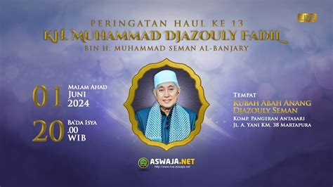 Peringatan Haul Ke Kh Muhammad Djazouly Fadil Di Komp Pangeran