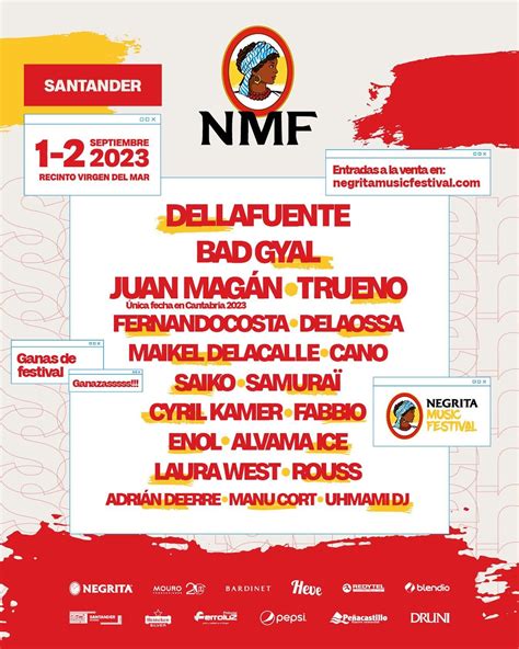 Negrita Music Festival 2023 Cartel Entradas Horarios Y Hoteles