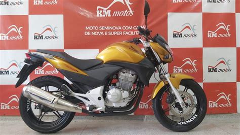 Honda CB 300 R 2011 Amarela KM Motos Sua Loja De Motos Semi Novas