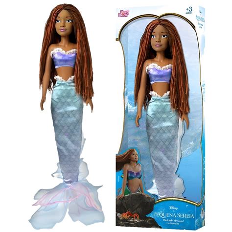 Nova Boneca Ariel Princesa Disney Filme Pequena Sereia Cm