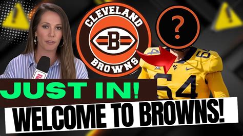 🏈🔥 Breaking News Browns Make A Shocking Move Guess Whos Joining Us