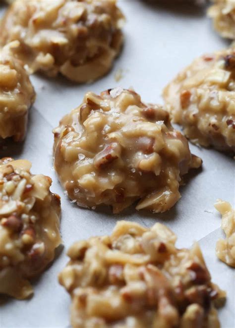 No Bake Coconut Praline Cookies Easy Quick Coconut Cookie Recipe