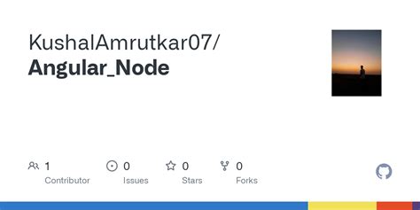 GitHub - KushalAmrutkar07/Angular_Node