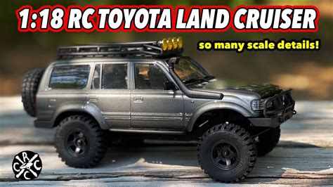 Highly Detailed 1:18 FMS RC Toyota Land Cruiser LC80 - YouTube