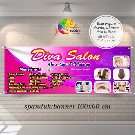 Jual Mmt X Cm Spanduk Banner Salon Eyelash Nail Art Shopee