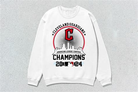 Cleveland Guardians Skyline American League Central Champs 2024 Shirt