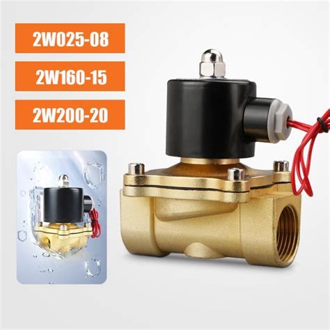 ♛ac 220v Solenoid Valve Brass Normally Closed 2 Two Way Internal Thread 14 12 34 For Water Oil