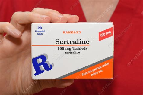 Sertraline antidepressant drug - Stock Image - C056/8692 - Science ...