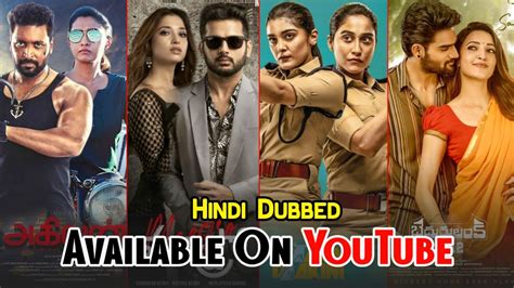 Top Big New South Indian Hindi Dubbed Movies Available On Youtube