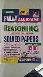 Buy Kiran Railway All Exams Reasoning Chapterwise And Typewise Solved