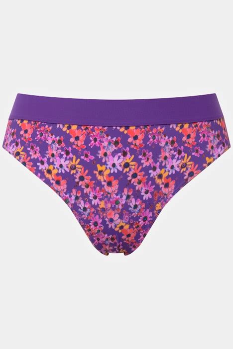 Bikini Bl Ten Ohne Softcups Verstellbare Tr Ger Violett Ulla Popken