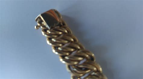 Bracelet ancien maille américaine or 18 carats eBay