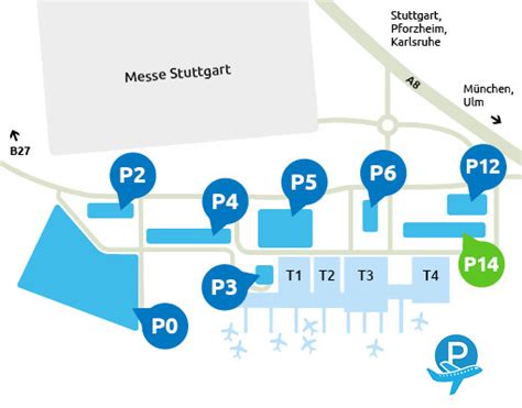 Parken Flughafen Stuttgart P14 Informationen Preise