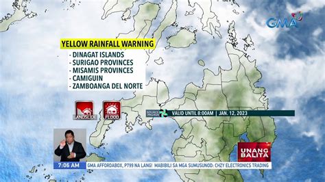 Maulang Panahon Sa Mindanao Visayas At Ilang Bahagi Ng Southern Luzon