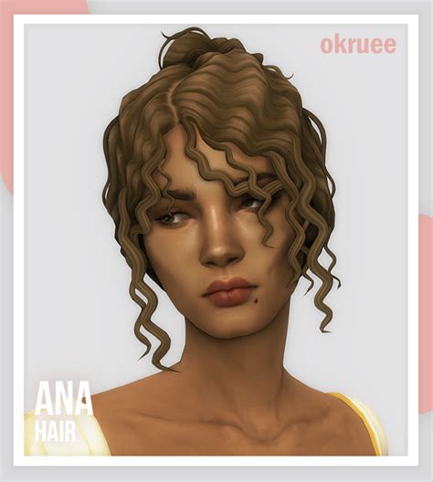 15 Real Cute Sims 4 Curly Hair Cc