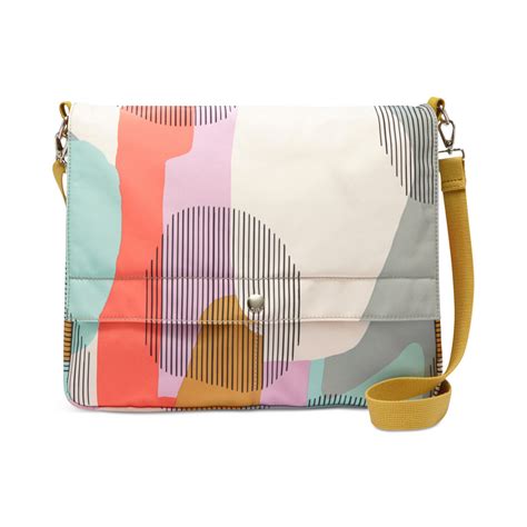 Fossil Keyper Messenger Bag in Beige (MULTI) | Lyst