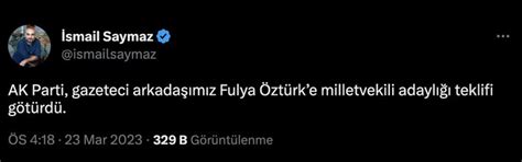 Fulya Öztürk milletvekili mi oluyor Fulya Öztürk kimdir nereli ve kaç