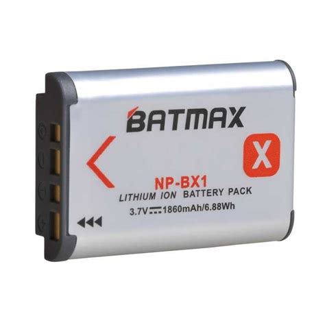 Mah Batmax Np Bx Np Bx Battery Led Slots Charger For Sony Zv