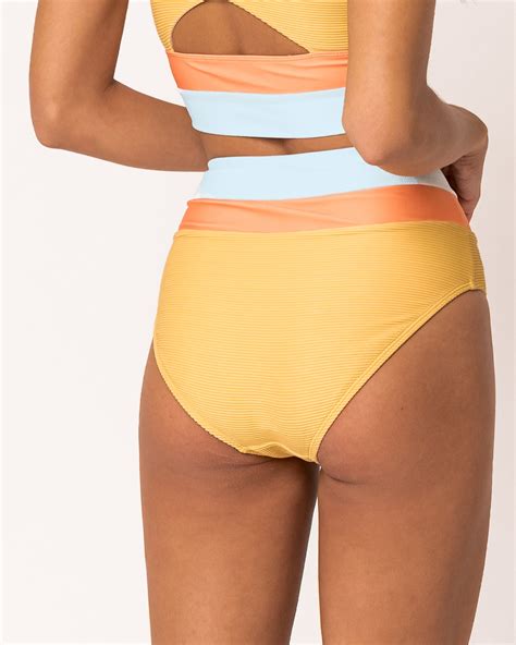 Textured Malibu Colorblock Bikini Set