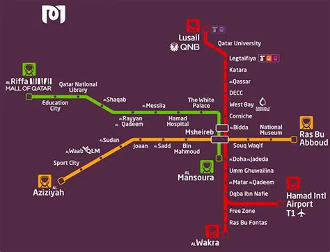 Doha Metro Map Stations Timings Tickets Nov