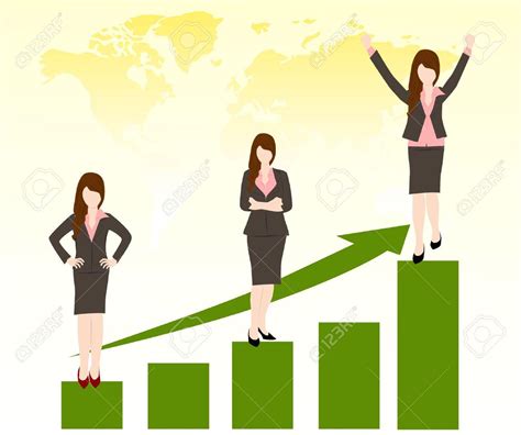 Female Job Promotion Clipart Post