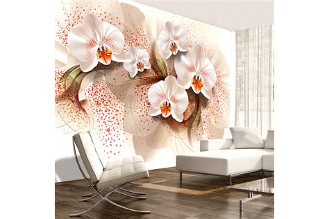 Fototapet Pale Yellow Orchids 400x280 Artgeist Sp Z O O Inredning