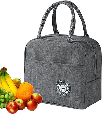 Lifewit L Lunch Cool Bag Dual Compartment Insulated Lunch Bag For