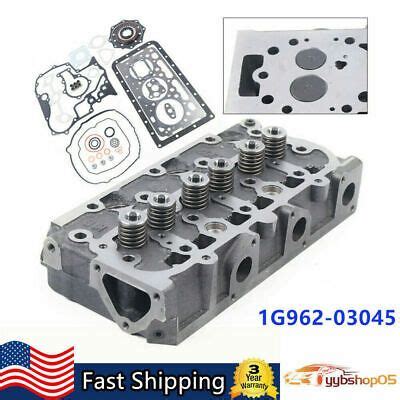 Complete Cylinder Head Valves Spring Fits For Kubota D902 ZD323