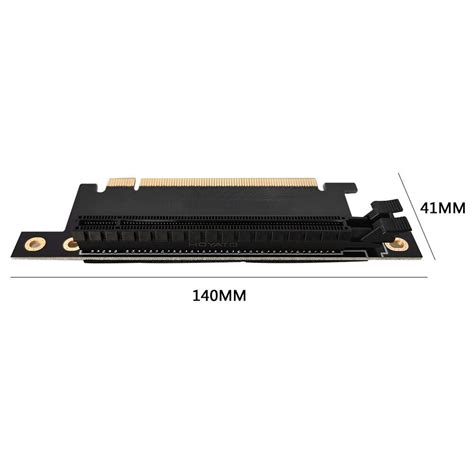 EY PCIe X16 Riser Card 90 Degree Right Angle PCI Express X16 Graphics