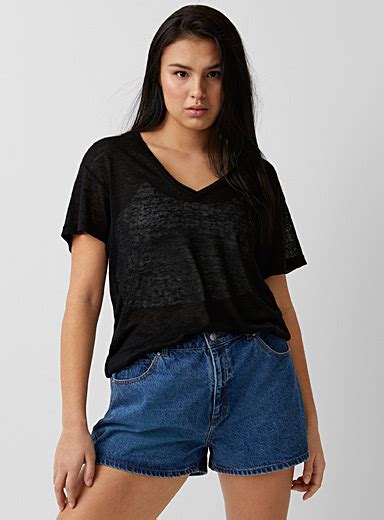 Organic Cotton V Neck Tee Twik Womenu2019s Basic T Shirts Simons