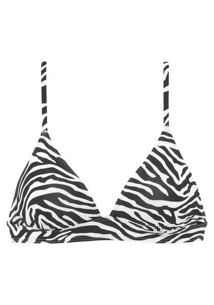 Venice Beach Triangel Bikini Top Fjella schwarz weiß Cup A B 32