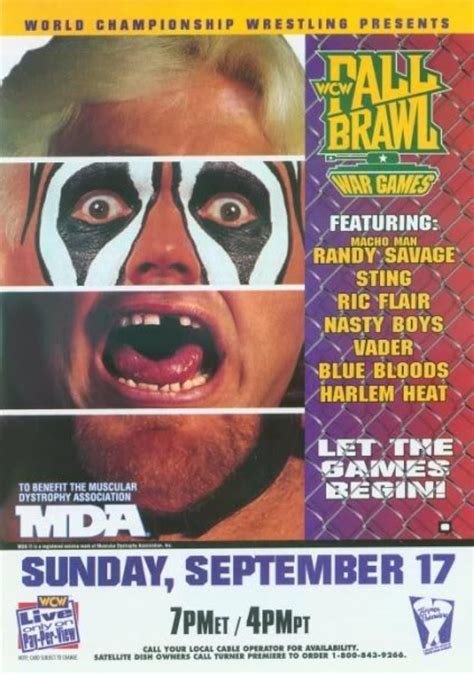 WCW Fall Brawl War Games TV Special 1995 IMDb