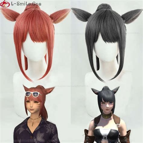 Catsuit Costumes Game Ff14 Ryne Gaia Cosplay Ears Final Fantasy Xiv