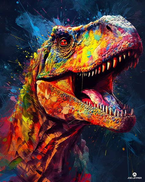 Tyrannosaurus Rex 4 Poster - Joe Latimer | A Creative Digital Media Artist | Winter Park, FL