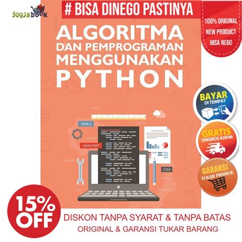 Jual Buku Algoritma Dan Pemrograman Menggunakan Python Shopee Indonesia