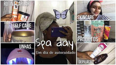 SPA DAY Completo Em Casa Haircare Skincare Unhas