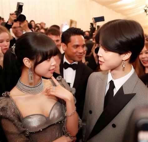 Lismin At Met Gala In Boyfriend Material Jimin Bts Jimin