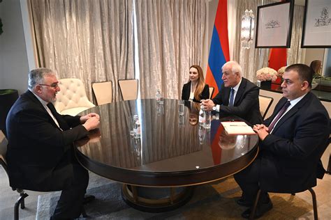 President Vahagn Khachaturyan Met With The Primate Of The Armenian