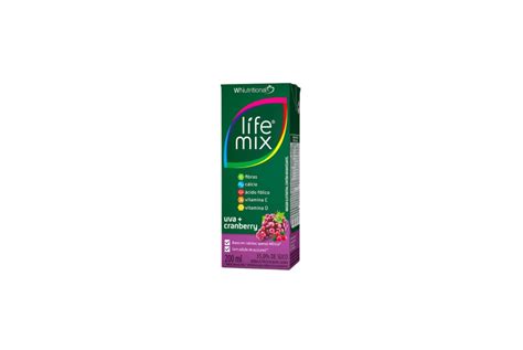 Suco Funcional De Uva Cranberry Ml Life Mix