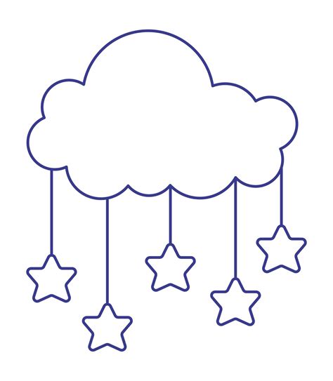 Baby Cloud Mobile 4308937 Vector Art At Vecteezy